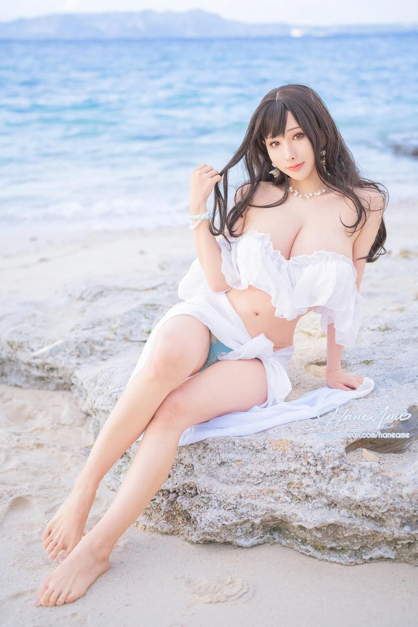 雨波_HaneAme – NO.191 2023年05月新品订阅4套视频-Original White Sand Love In Okinawa [43P]插图8